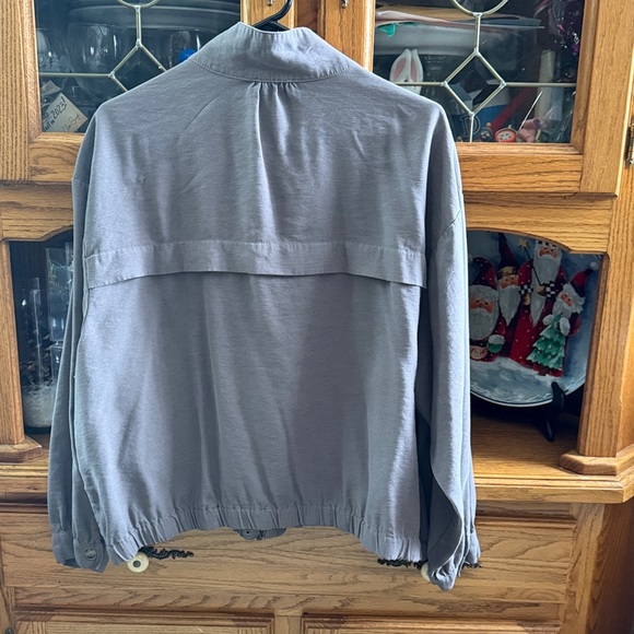 Nine West women's plus size 1X grey jacket like new EUC - Picture 3 of 3